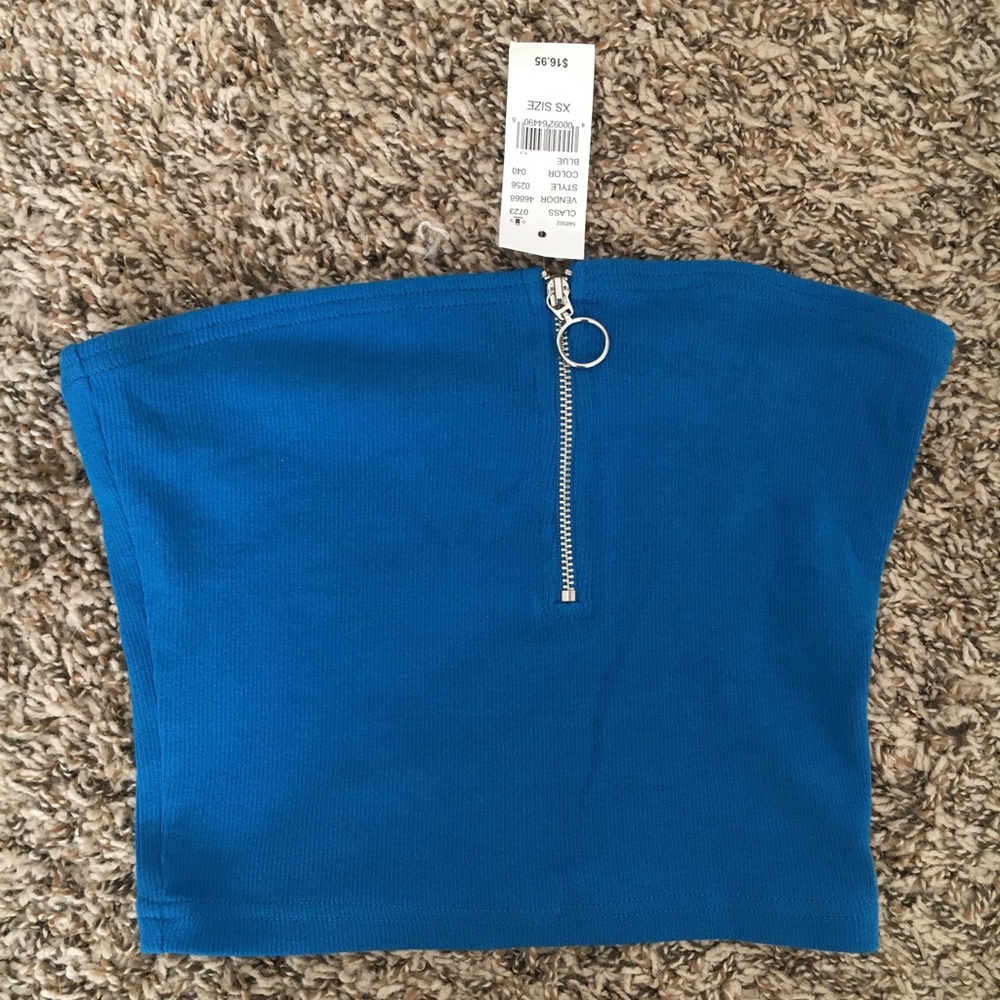 Blue Pacsun tube top